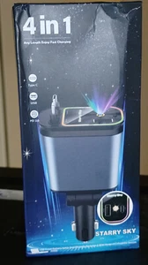 {SMART} 'Stormy Sky' 4-in-1 Travel Charger - Picture 1 of 8