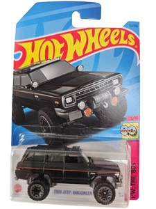 Hot Wheels 1988 Jeep Wagoneer 2023 52/250 HW 80s 5/10 New On Card Winch Black