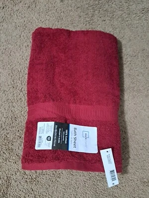 Mainstays Bath Sheet 100% Cotton Size 30 in x 60in + - Image 1 of 4