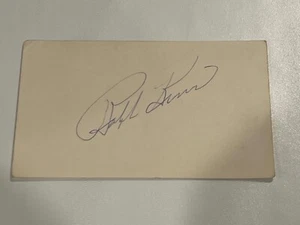Ralph Kiner Hand Signed 3x5 Cut Index Card MLB HOF - Picture 1 of 2