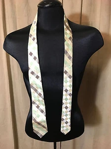 Herren Vintage 50er Jahre Regal Krawatte Mehrfarbig Seide - Bild 1 von 4