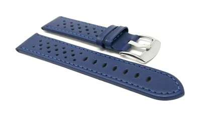 Bandini Watch Band, Leather GT Rally Strap, 14 Colors 18mm - 24mm Extra Long Too - Image 1 of 4