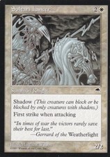 MTG Magic the Gathering 4x Soltari Lancer Tempest White Knight Lightly Played