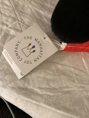 Manhattan Toy Co Where's The Bone? Livro de pano macio brinquedo de pelúcia para berço - Imagem 1 de 4