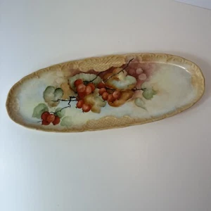 Vintage Betty Jonas ovale Platte Schale Bavaria West Germany handbemalt J - Bild 1 von 9