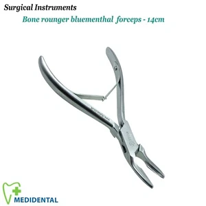 Cirugía Implantaria Pinzas gubia y para tejidos Bluementhal Bone Rongeur 14cm CE - Bild 1 von 3