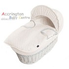 New Dimple Moses Basket Covers 4 Piece Bedding Set Inc Quilt,Skirt,Hood & Sheet 
