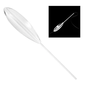 5 Clear Plastic Casting Bobbers Transparent Acrylic Sinking Fishing Bobbers V4W0 - Picture 1 of 8