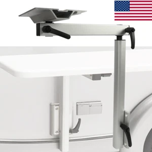 RV Caravan Aluminum Adjustable Lifting Table Leg Desk Mount with Rotating Swivel - Bild 1 von 12