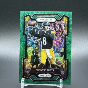 2023 Panini Prizm Kenny Pickett #'d /75 GREEN SCOPE SSP - STEELERS - Bild 1 von 3