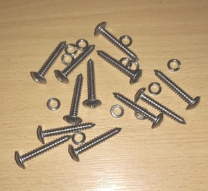 Paquete de 12 tornillos de acero inoxidable A2 panel solar ABS para paneles solares soportes de plástico - Imagen 1 de 2