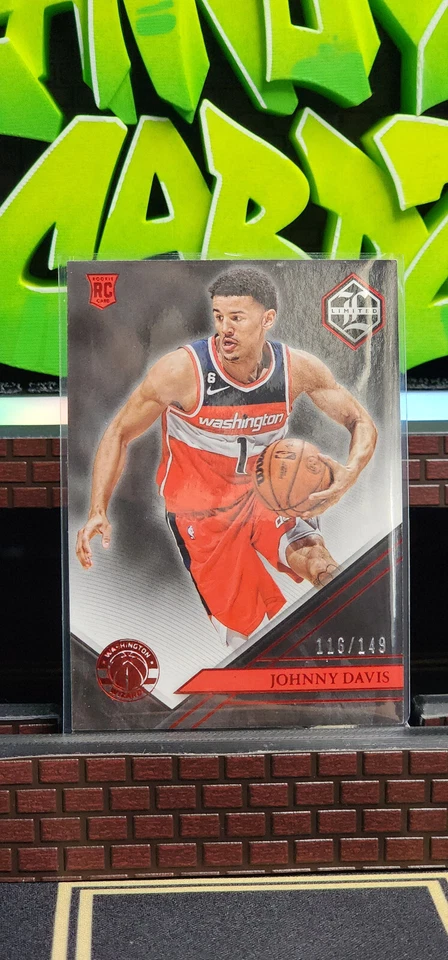 2022-23 Chronicles Limited Johnny Davis RC Wizards Red 116/149 - Image 1 of 3