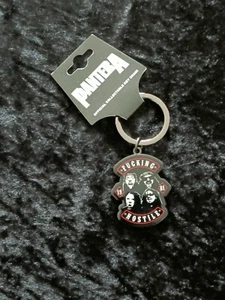 PANTERA - FUCKING HOSTILE METAL KEYCHAIN OFFICIAL BAND MERCH - Foto 1 di 2
