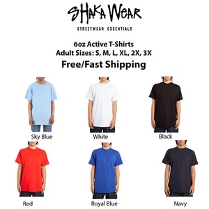 Camisetas Shaka Wear activas de manga corta de 6 oz talla S-3X - Imagen 1 de 6