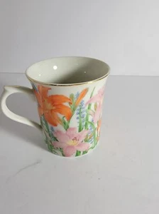 Taza de té de café Lenox Suzanne Clee Day Lily 1995 - Imagen 1 de 6