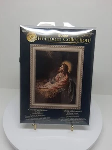 Bucilla Erbstück Sammlung Christus in Gethsemane gezählt Kreuzstich #45473 D23 - Bild 1 von 9
