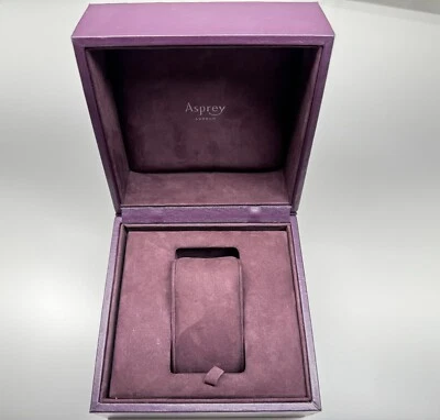 caja reloj pulsera asprey london morado Foto 1 de 4