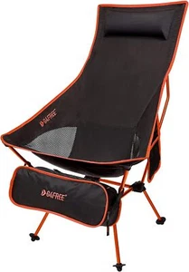 G4Free Lightweight Portable High Back Camp Chair, Folding Chair Lawn A-orange - Picture 1 of 8