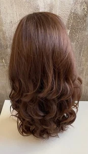 $2795 NWT NEW YAFFA KOSHER EUROPEAN MEDIUM BROWN BAND 3/4 FALL #6 WIG - Picture 1 of 6