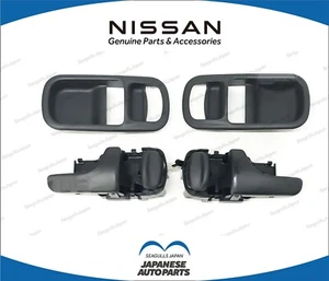 Nissan R32 HCR32 BNR32 GTR Inside DOOR HANDLE TRIM COVER SETS GENUINE SKYLINE - Picture 1 of 2