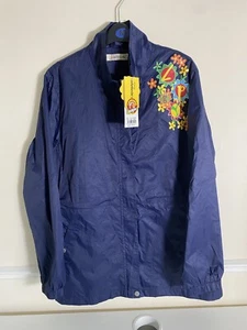 Women’s La Pagayo Holland Windbreaker Rain Jacket Navy Size XXL BNWT - Picture 1 of 7