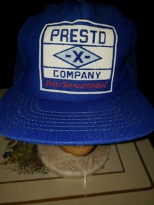 Vintage Presto-X Company Snapback Truckermütze Netz Schädlingsbekämpfung Service USA - Bild 1 von 11