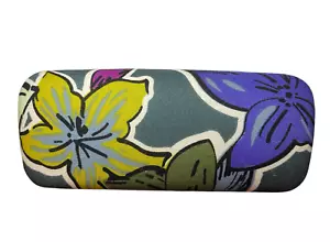 Vera Bradley Falling Flowers Sided Clamshell Sunglasses Eye Glasses Case - Picture 1 of 14