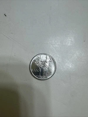 MONEDA ITALIANA L100 LIRAS 1992 MONEDA, Se vende tal cual Foto 1 de 4
