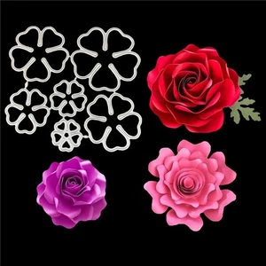 3D Rose flower Cutting Dies Stencils Scrapbooking Embossing DIY Crafts D;;b - Picture 1 of 5
