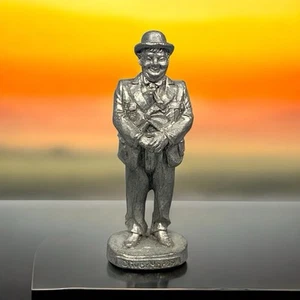Figura Oliver Hardy Peltre Gallo Daley 1990 Figura Vintage 2.75" - Imagen 1 de 11