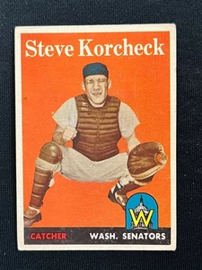 1958 Topps Steve Korcheck #403 Washington Senators Vg/Ex - Picture 1 of 2