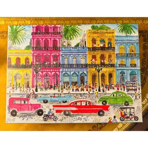 Rompecabezas vibrante Galison Michael Storrings Cuba 1000 piezas - Imagen 1 de 8