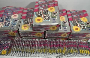 10+ Box Lot 1991 Pacific Plus Series 1 Football Box 36 Factory Sealed Packs NFL - Picture 1 of 14