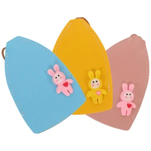 3pcs Pull-out Key Case Cover Key Sleeve Cover Pu Vehicle Key Storage - Picture 1 of 12
