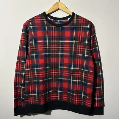 NEW Polo Ralph Lauren Tartan Plaid Sweater Youth Size XL (18-20) Christmas - Image 1 of 4