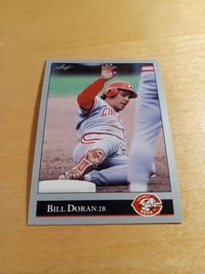 1992 Leaf #231 BILL DORAN Cincinnati Reds Baseball Card, 2nd Baseman, Star. (NM) - Picture 1 of 2