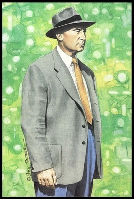 Ray Flaherty 1991 Goal Line Hall of Fame Art Collection #67 /5000 Redskins - Image 1 of 2