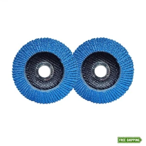 Disco de solapa de circonio de 4,5" | Grano 40 | Lijado de metal y madera - Imagen 1 de 7