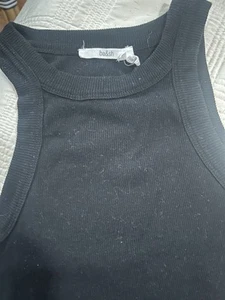 bash sleeveless black tank sz 1 small cotton - Picture 1 of 7