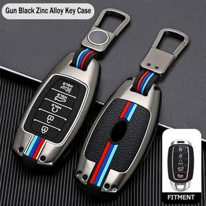 Zinc Alloy Car Remote Key Fob Cover Case Holder For Hyundai Palisade 2020-2022 - Picture 1 of 14