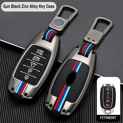 Zinc Alloy Car Remote Key Fob Cover Case Holder For Hyundai Palisade 2020-2022 - Image 1 of 4