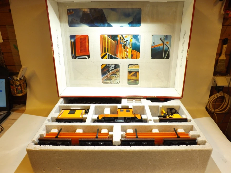 LGB 21990 Starter Set G Gauge Construction Train • Original Box • Made in Western Germany • Lehmann - Image 1 of 4