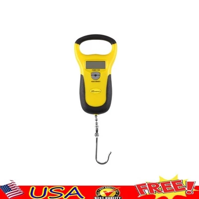 Báscula de pesca digital 50 lb impermeable memoria tara EE. UU. conversión métrica retroiluminación Foto 1 de 2