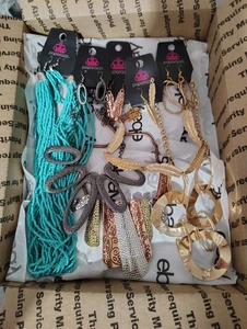 Lot of 55 Sets Mystery Box Earrings and Necklaces Paparazzi Jewelry New w/ Tags - Picture 1 of 19