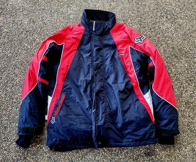 Fox Racing  Authentic Sportwear Jacket Coat Size L Red Snowmobile  - Image 1 of 4
