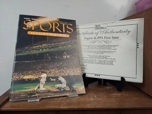 1954 Sports Illustrated 1st Issue Vol 1 August 16th COMPLETE w Uncut Cards COA - Picture 1 of 24