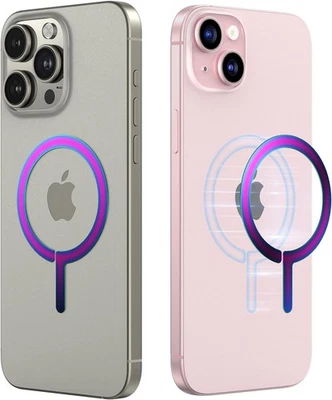 for Magsafe Sticker Magnet Metal Plate Ring Premium Ultra-Thin Multi-Colored  - Image 1 of 4