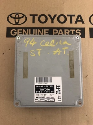 Toyota Celica 1994 1995 módulo de control del motor ecm ecu 89661-2B780 Foto 1 de 2