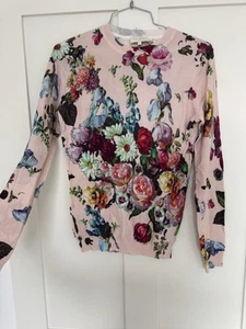 Ted Baker Floral crew neck jumper size 1 - Picture 1 of 4