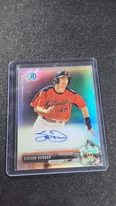 Bowman Chrome 2017 - Prospect Autographs Steven Duggar #CPA-SD refractor/499... - Imagen 1 de 2